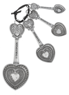 GANZ SPOONS S/4 HEART