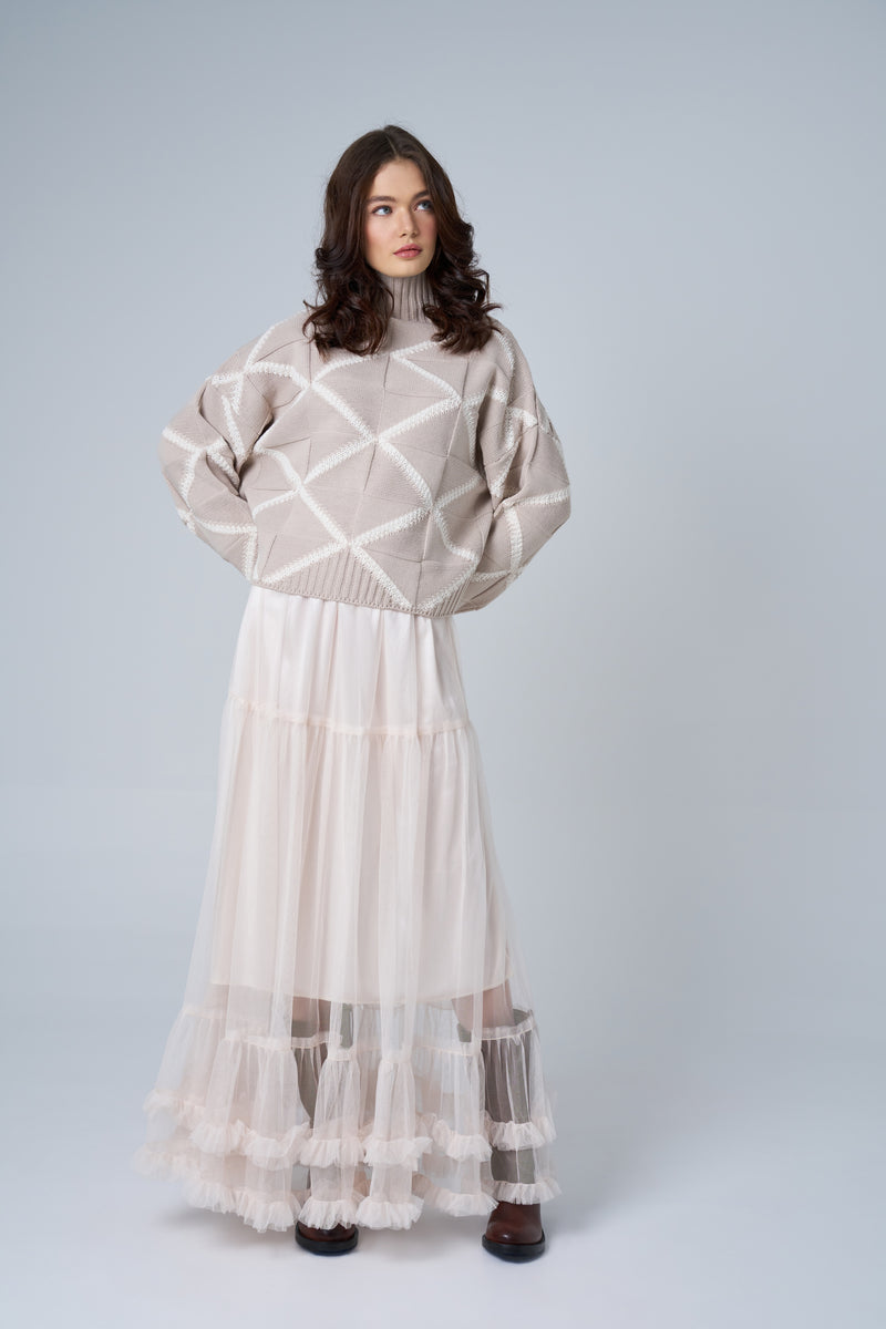 ASTRID MOCK NECK SWEATER