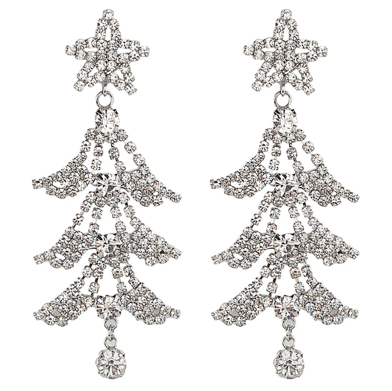 DANGLE EARRING XMAS TREE