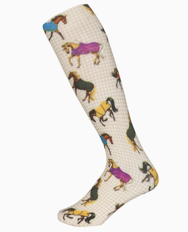 AWST SOCKS HORSES IN BLANKETS