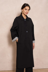 ATTENTIF COAT LONG FLUID TRENCH