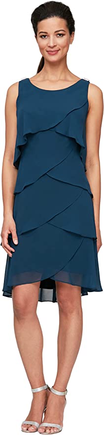 SL DRESS LAYERED CHIFFON