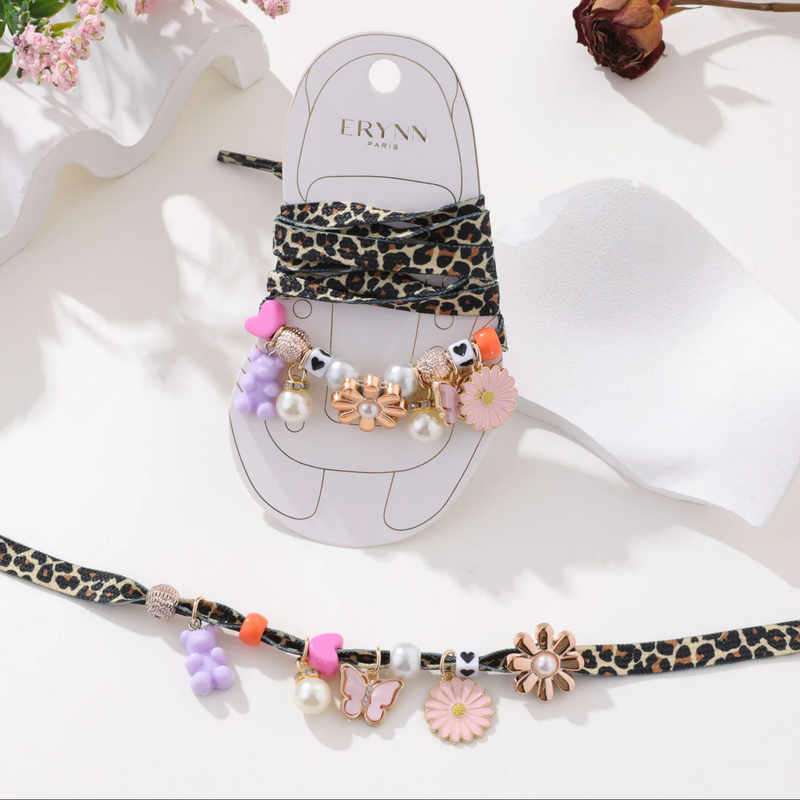 CGC SHOELACE PARIS SET W/ CHARMS
