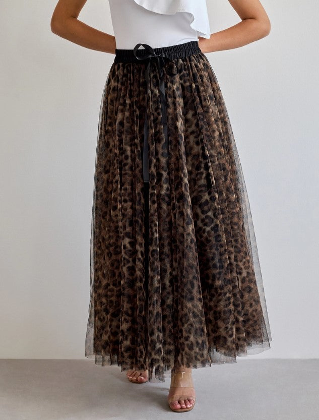 LONG TULLE SKIRT