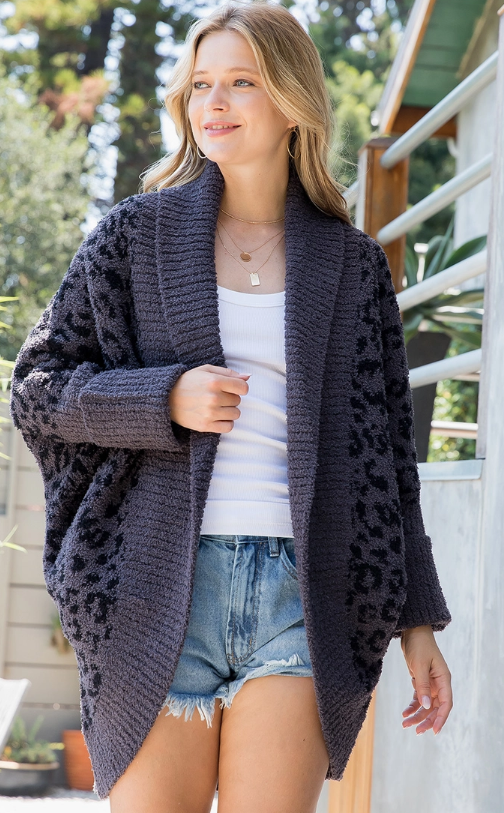 SLOUCHY KNIT CARDIGAN