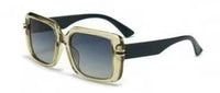 PIC SUNGLASSES RECTANGLE GOLD DETAIL