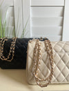 CJWLY HANDBAG QUILT RHINE CHAIN