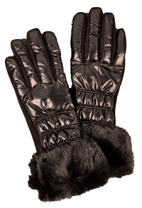 CATHERINE PUFFER FAUX FUR GLOVE