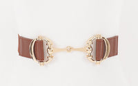 VEGAN LEATHER METAL BUCKLE BELT