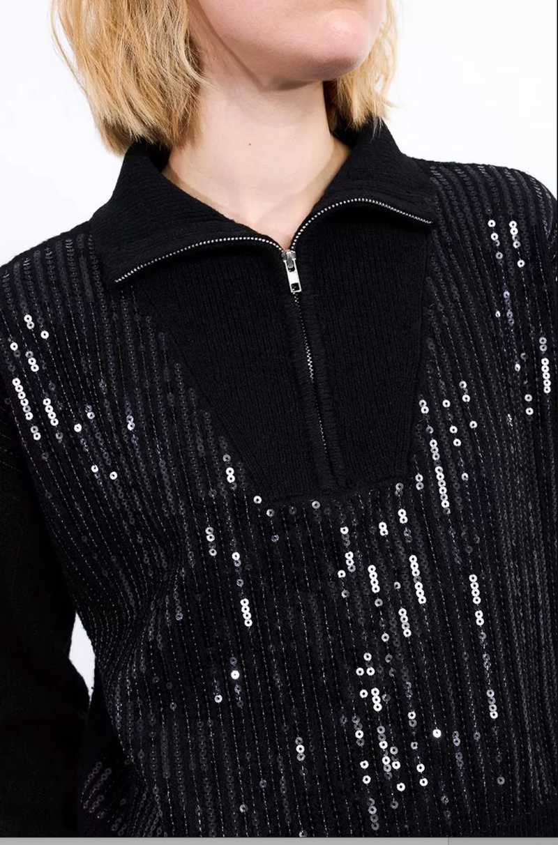 MOLLY ZIP SWEATER