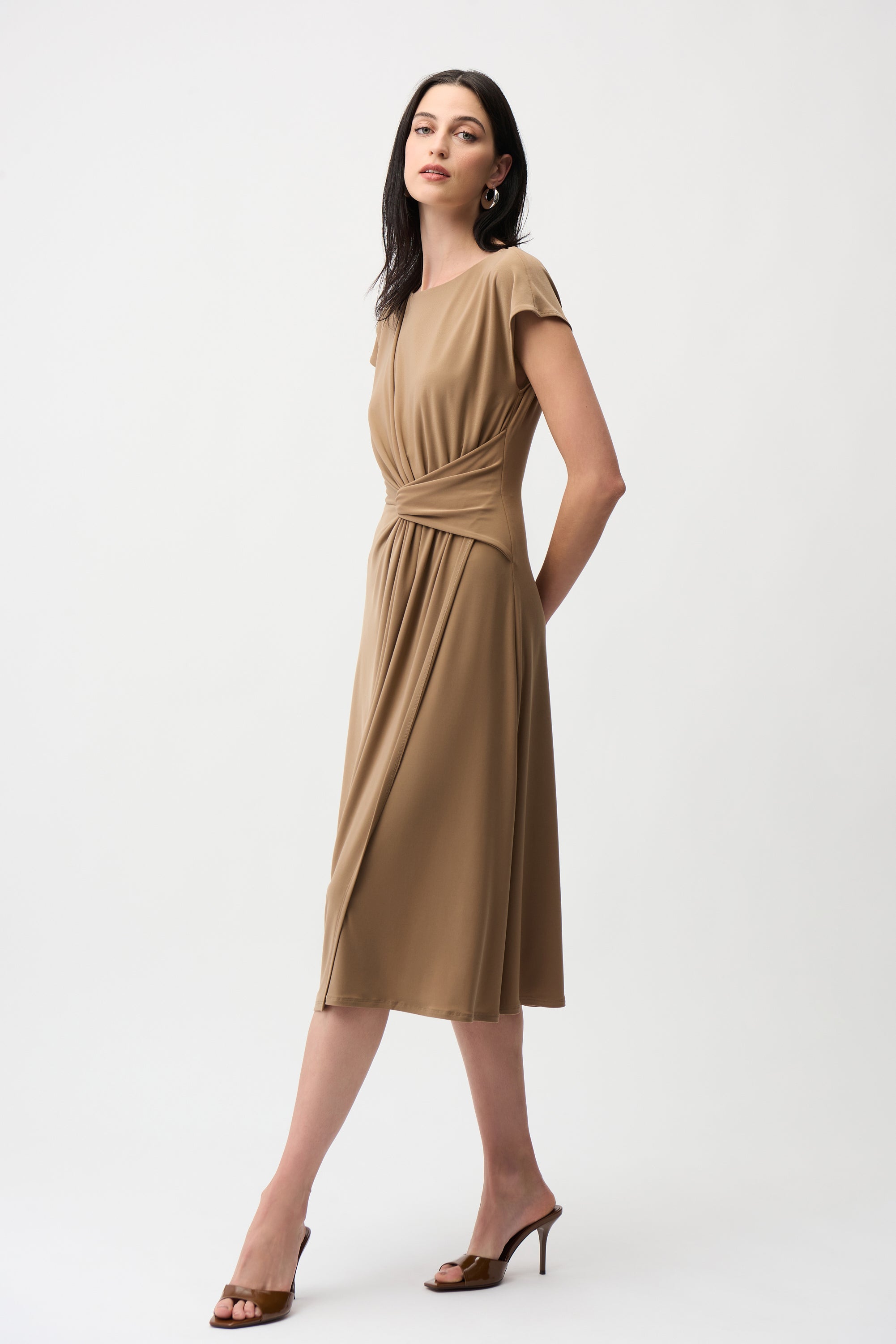 JOSEPH RIBKOFF ALINE TWIST DRESS