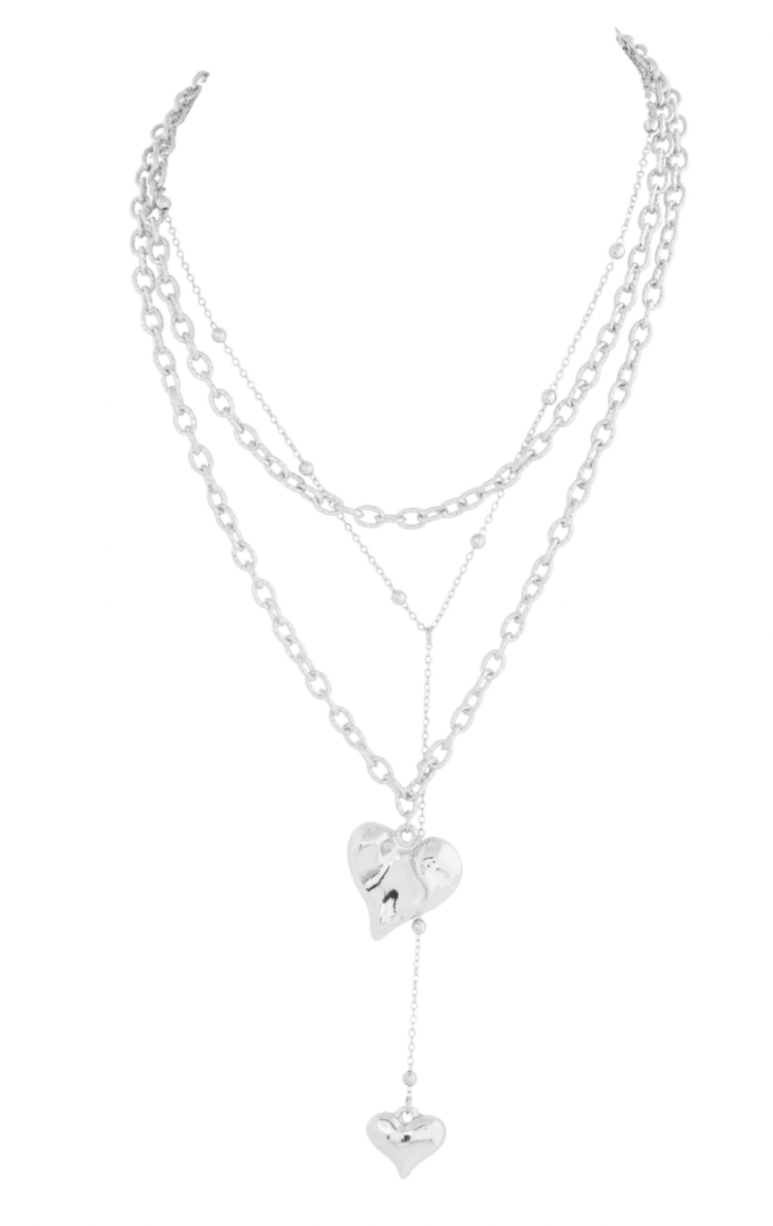 MERX NECKL CHAIN DBL HEART