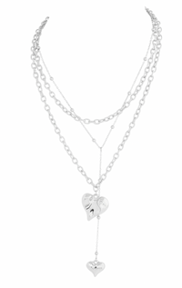 MERX NECKL CHAIN DBL HEART