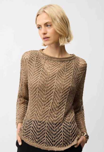 JOSEPH RIBKOFF LOOSE KNIT SWEATER