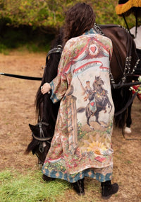 MARKET OF STARS KIMONO OPERA ROBE WITH BELT