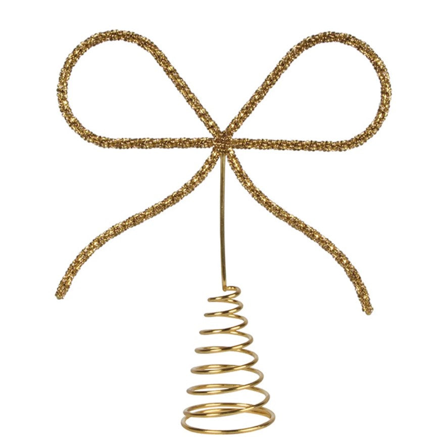 HARMAN TREE TOPPER BEADED BOW