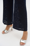 JOSEPH RIBKOFF PULL ON MESH WIDE LEG PANT