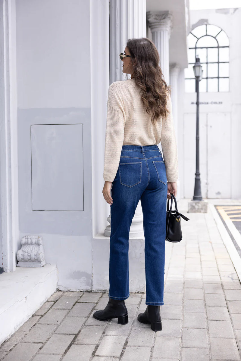 ORANGE DENIM HEARTS