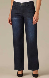 WW PANTS MID RISE STRAIGHT LEG JEANS