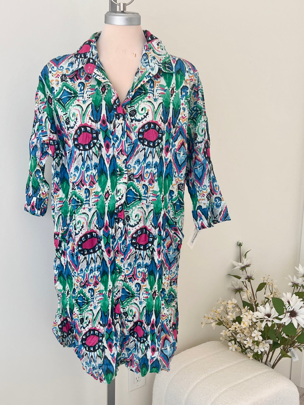 DRESS ADDICT BUTTON DOWN DRESS