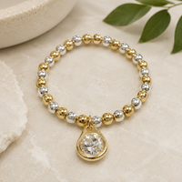 MERX LARGE BALL WITH TEARDROP CRYSTAL
