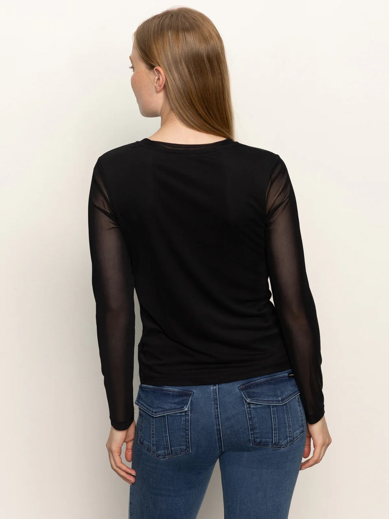 SANCTUARY L/S PERFECT MESH T