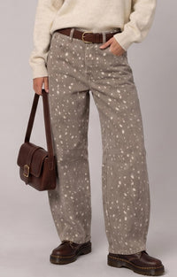 BARREL ALL OVER DOT PRINT PANT