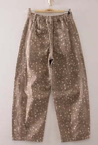 BARREL ALL OVER DOT PRINT PANT