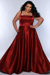 TEASE GOWN SQ NECK CORSET