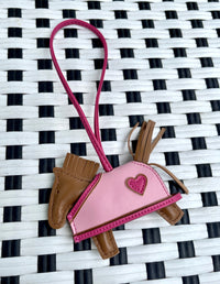 ITALIAN LEATHER HORSE CHARM