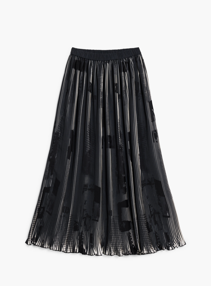 DESIGUAL PRINTED  PLEAT SKIRT