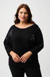 RIBKO SWEATER BOW RHINE