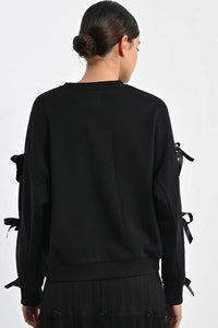 MOLLY SWEATER BOW ARMS
