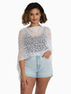 POPCORN KNIT PONCHO