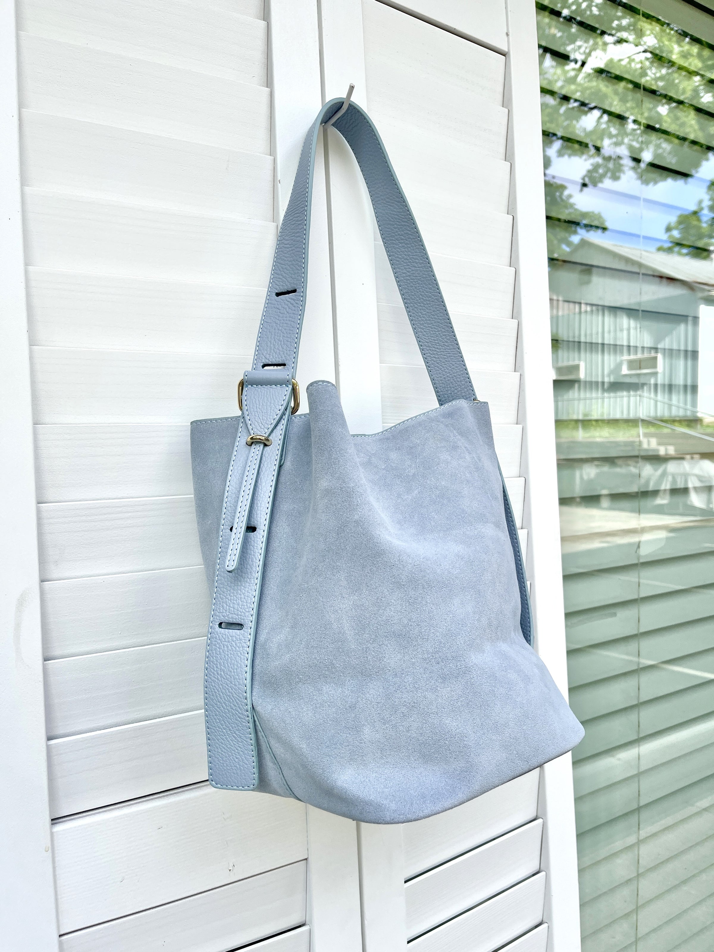 ITALIAN SUEDE HOBO BAG