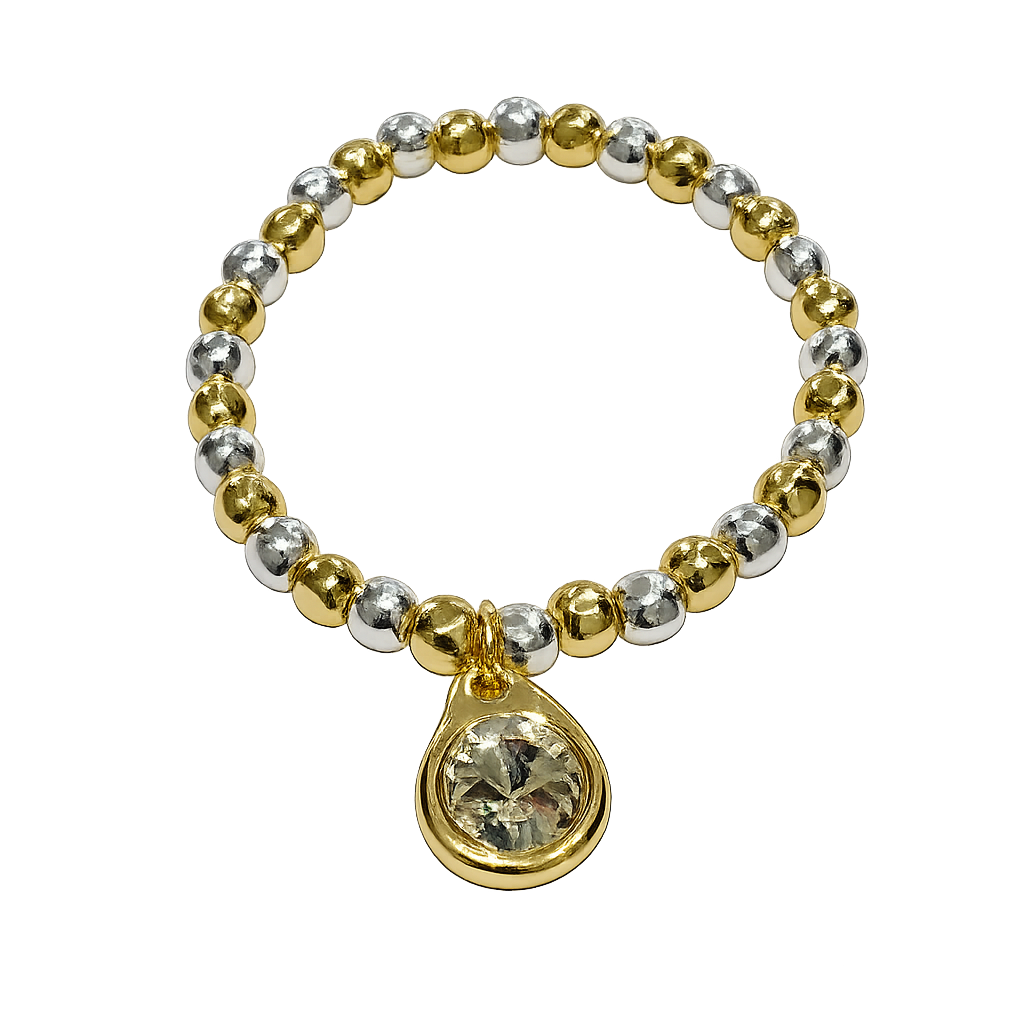 MERX LARGE BALL WITH TEARDROP CRYSTAL