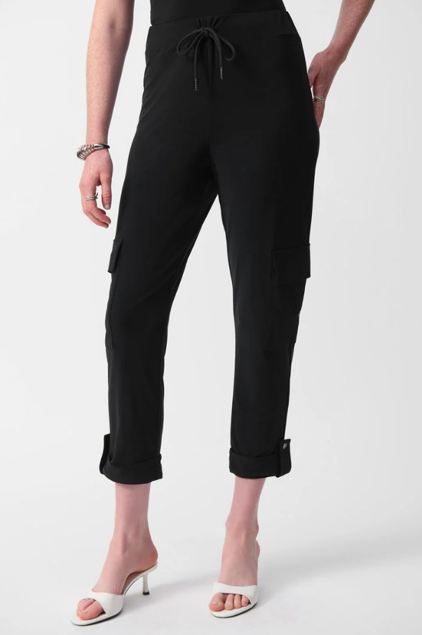 JOSEPH RIBKOFF SILKY KNIT JOGGER PANTS