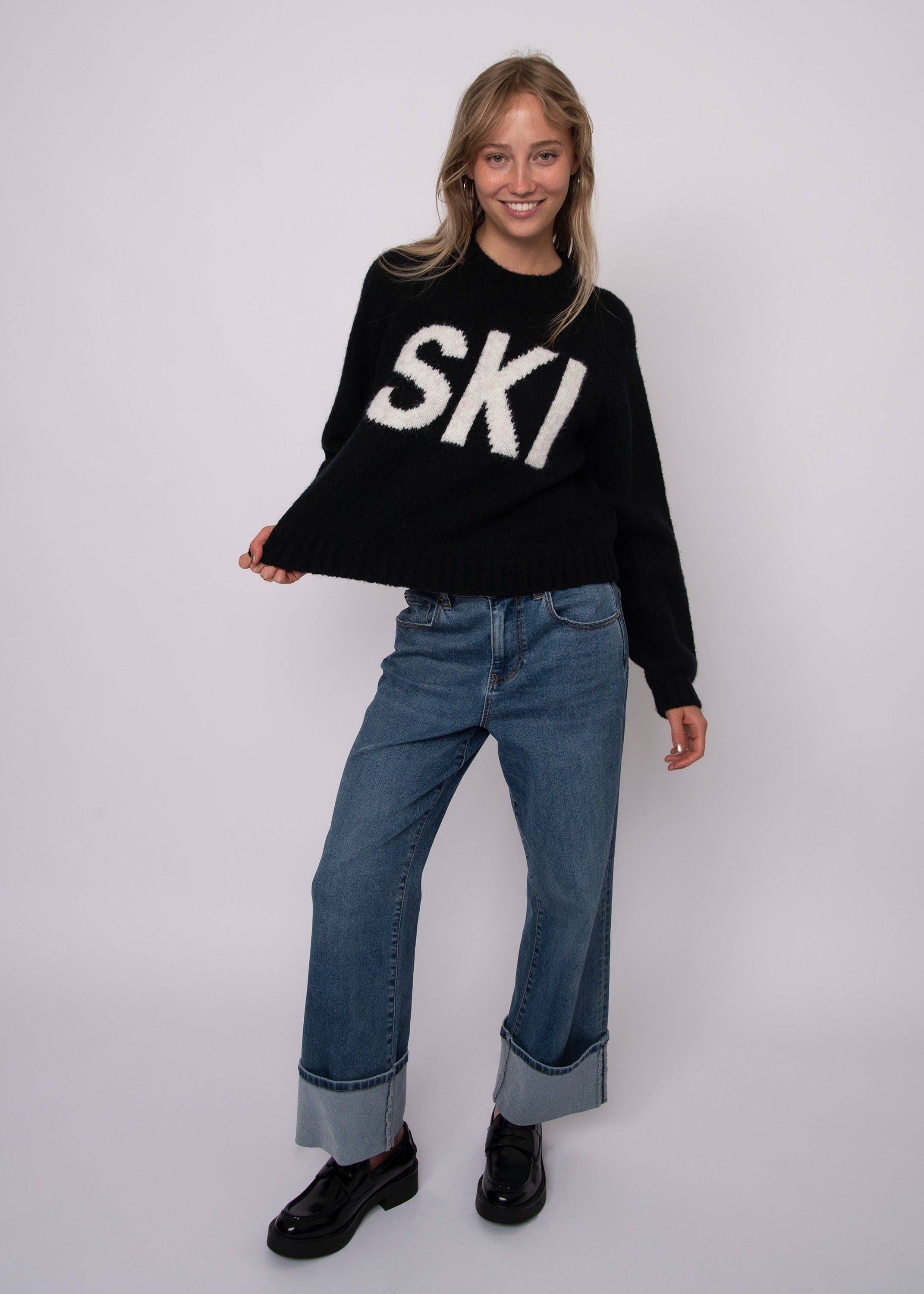 RD CREW NECK LONG SLEEVE SKI SWEATER
