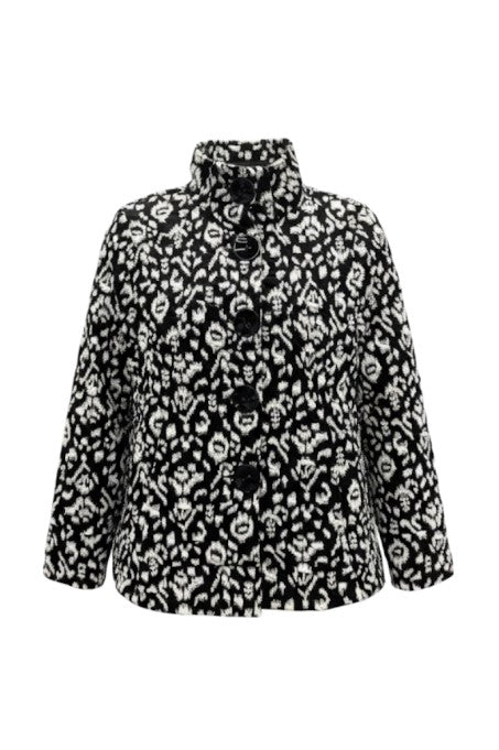 SHANNON JACKET BUTTON UP HIGH NECK