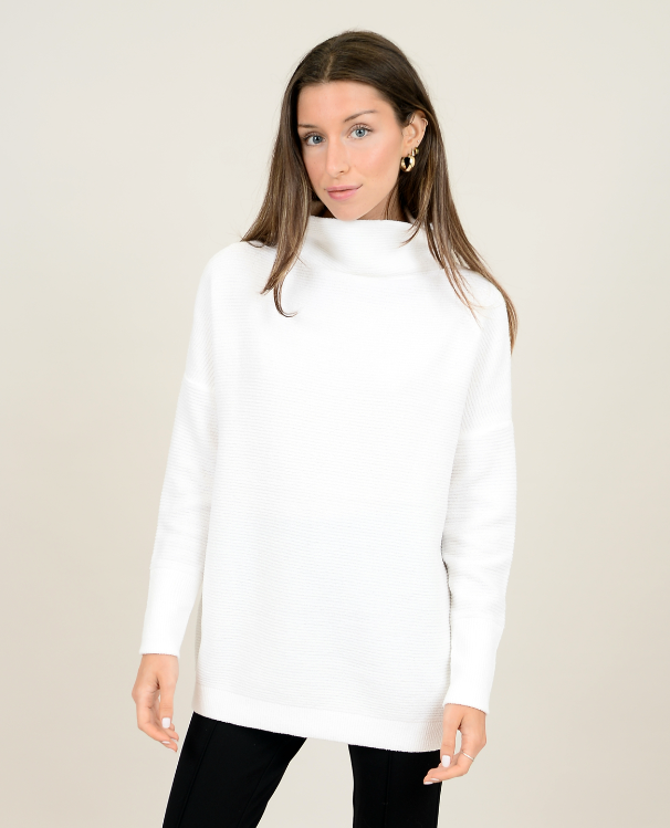 RD RIBBED MOCKNECK SWEATER