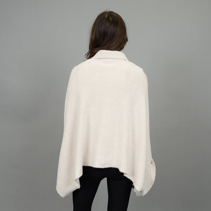 RD PONCHO STYLE WIDE SLEEVE WITH COLLAR