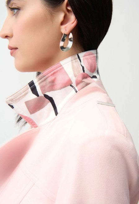 JOSEPH RIBKOFF MOTO BUCKLE JACKET