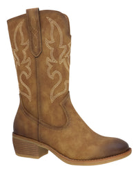 TAXI BOOT WESTERN MID CALF