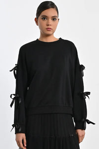 MOLLY SWEATER BOW ARMS