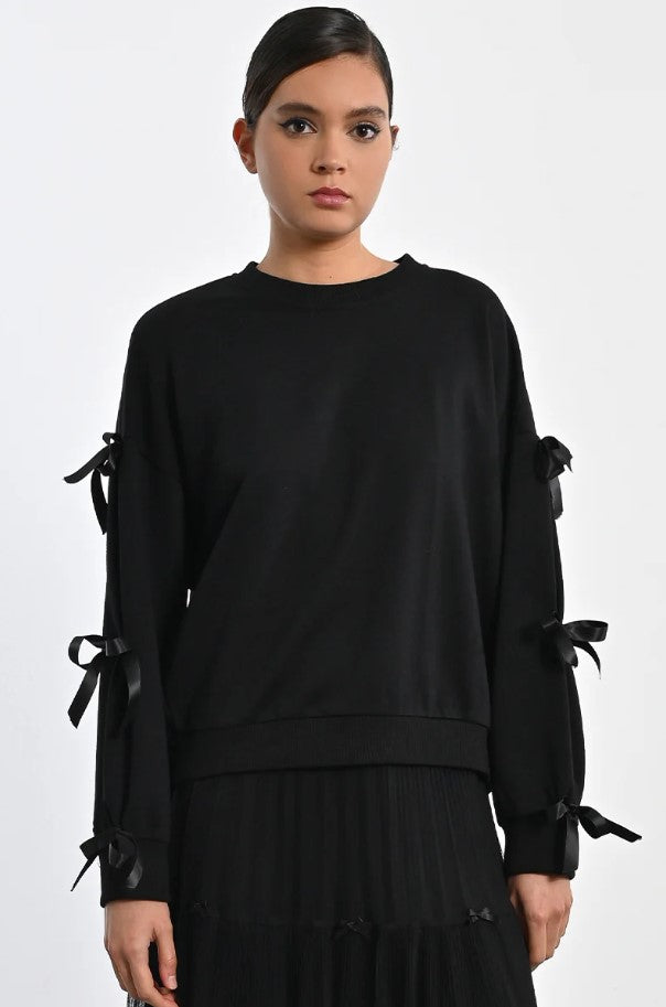 MOLLY SWEATER BOW ARMS