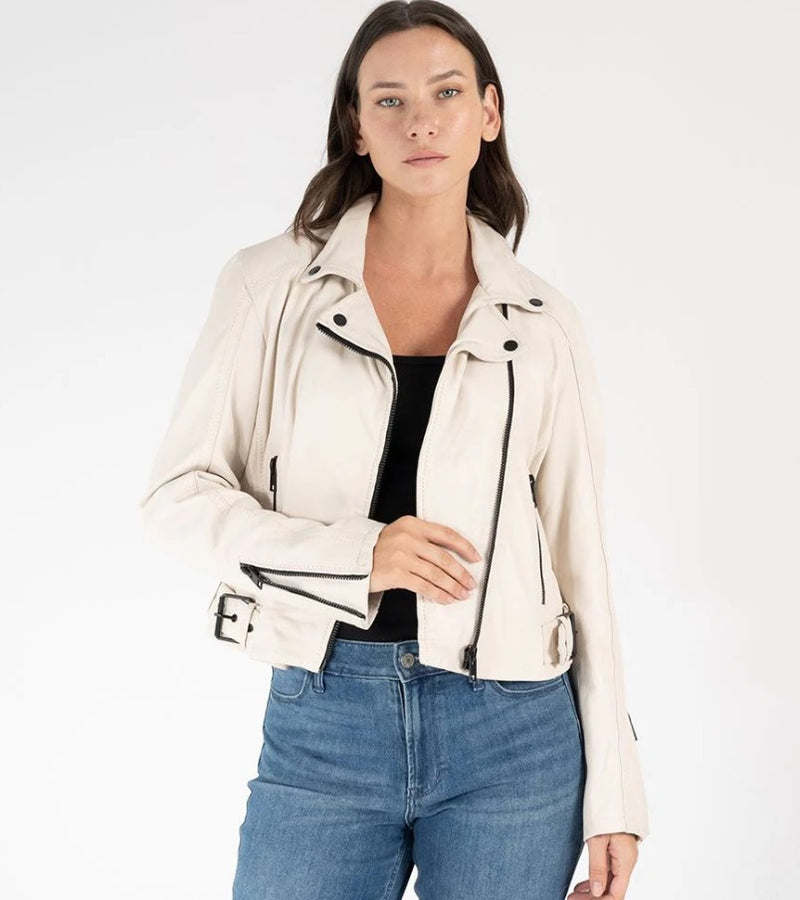 MAUR JACKET CROP MOTO