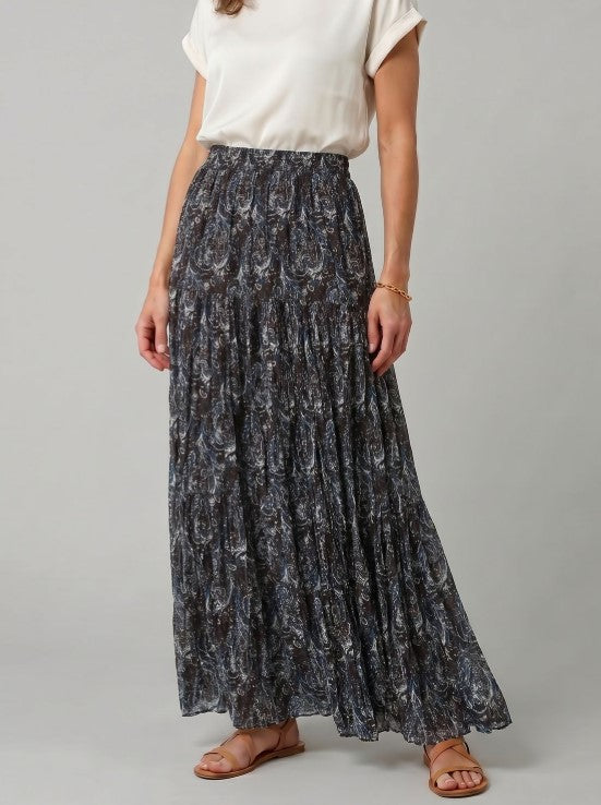MAXI CRINKLE SKIRT