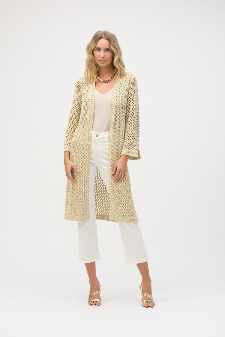 RIBKO COVERUP OPEN STITCH KNIT