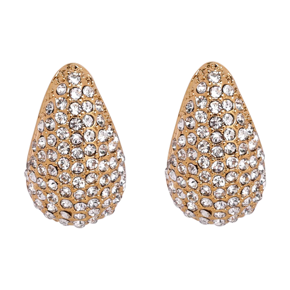 MERX TEARDROP RHINESTONE EARRING