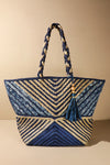 JUTE GEO PATERN BAG